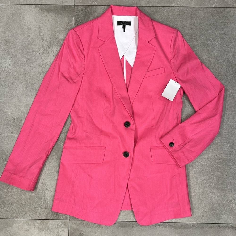 Rag & Bone Charles Linen Blazer size 2